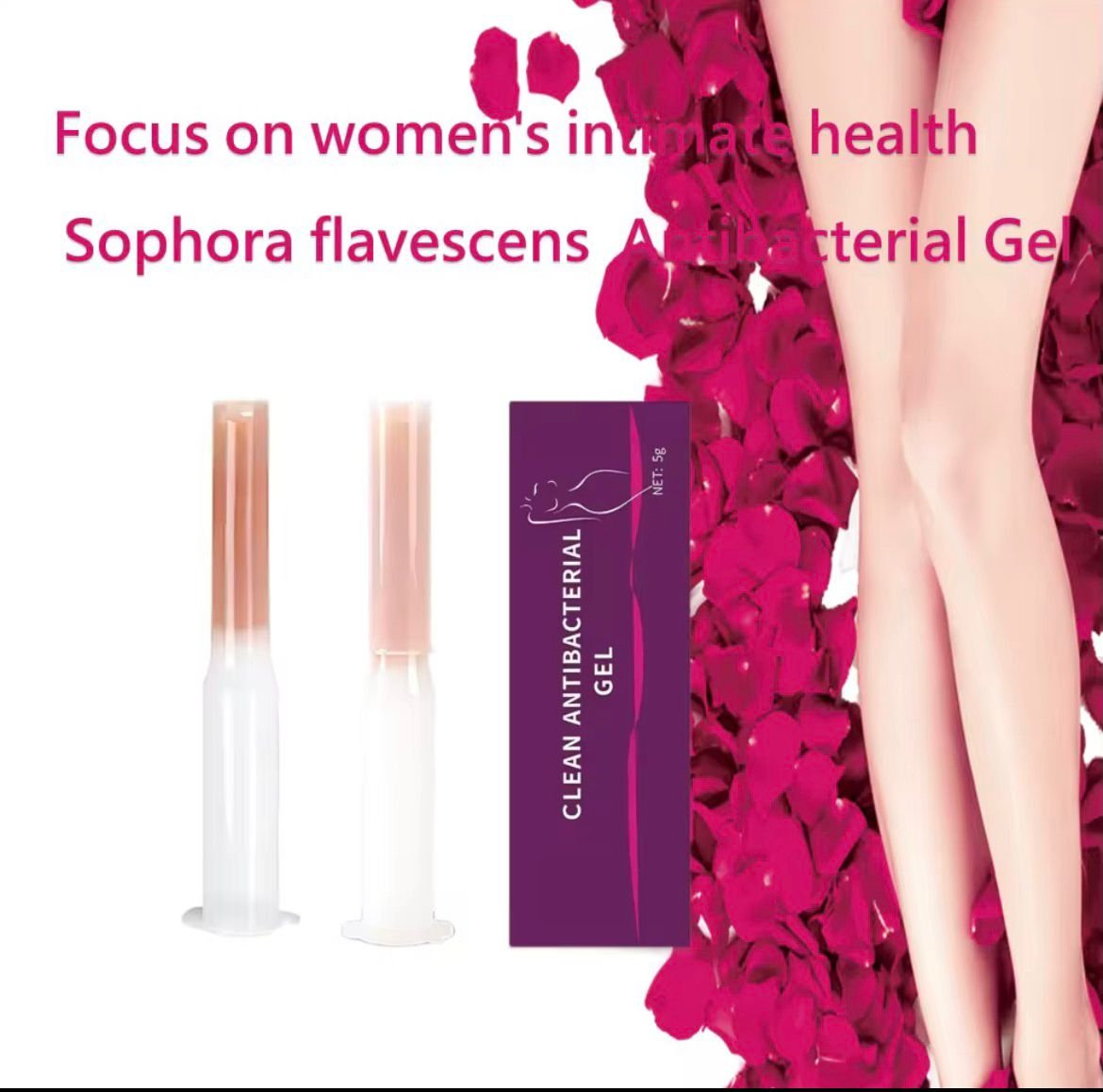 Gel formule herbacພ Saphora Flavescens anti bactérien neutralisant les odeurs hydratant