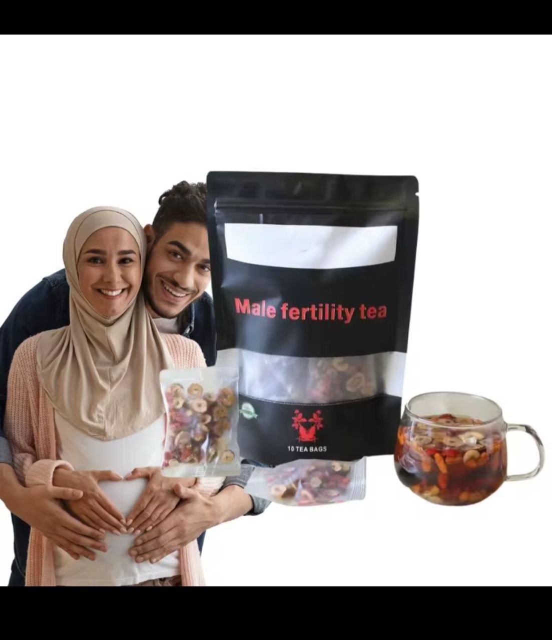 Thé énergétique d𠆚mélioration de la vitalité de la fertilité masculine contre azoospermie oligospermie